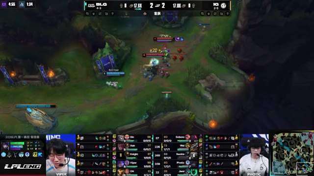 NBA有湖人做快船的充电宝 LPL也有IG做BLG的充电宝 今天看下来 至少VP终于在下路有压制力了