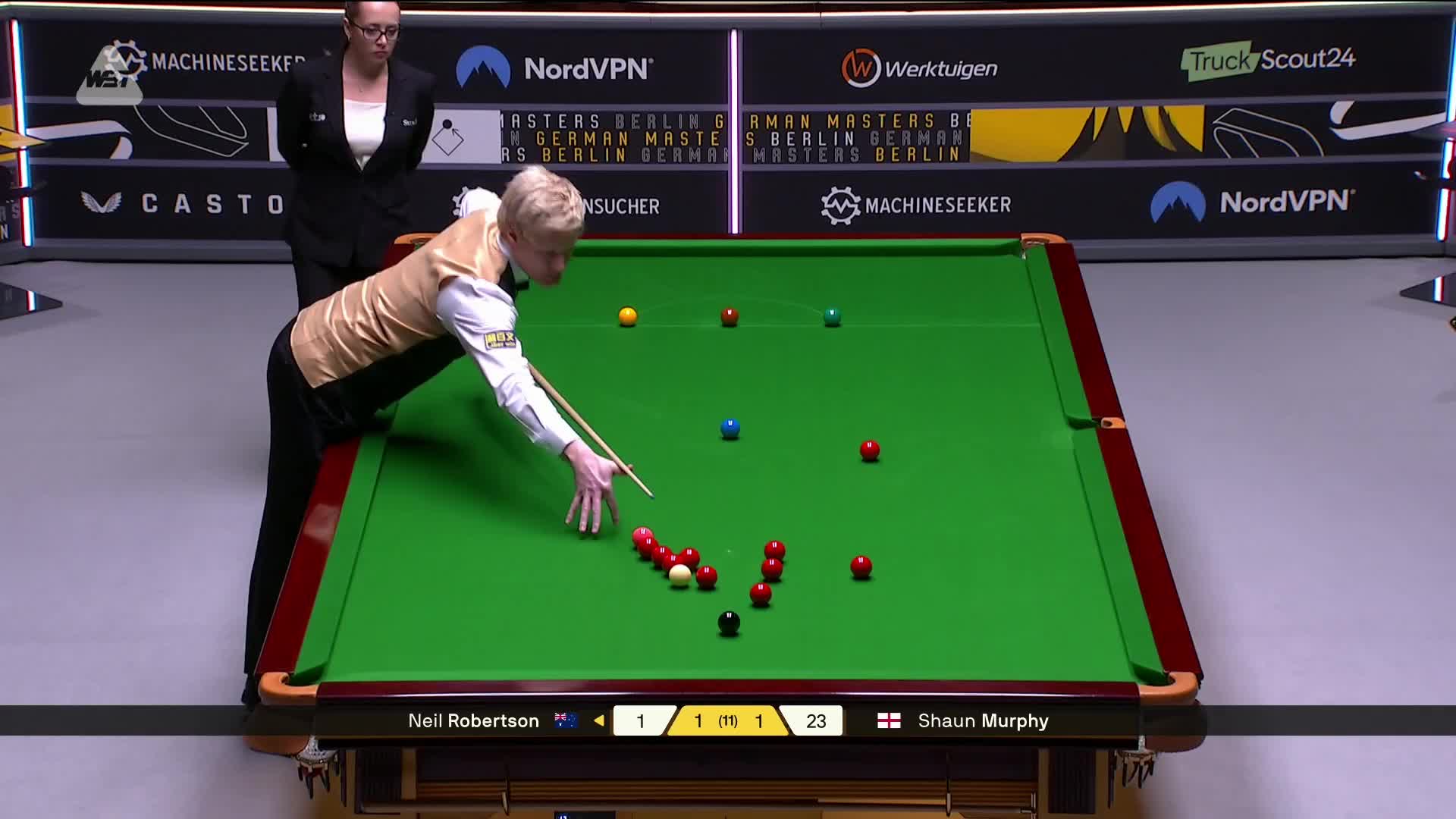 肖恩·墨菲VS尼尔·罗伯逊 2026斯诺克德国大师赛