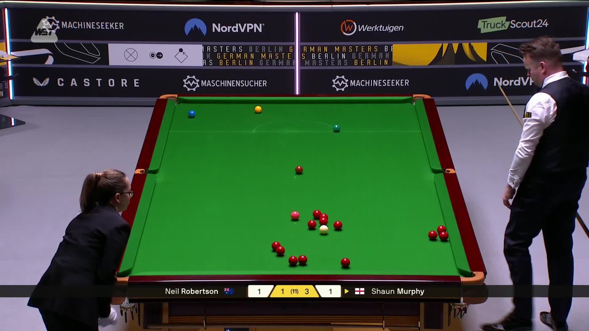 肖恩·墨菲VS尼尔·罗伯逊 2026斯诺克德国大师赛
