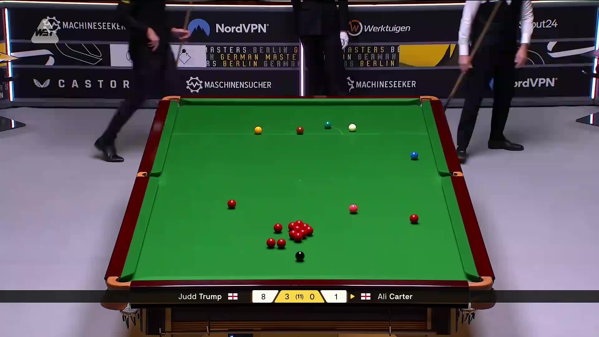 贾德·特鲁姆普VS阿里·卡特 2026斯诺克德国大师赛