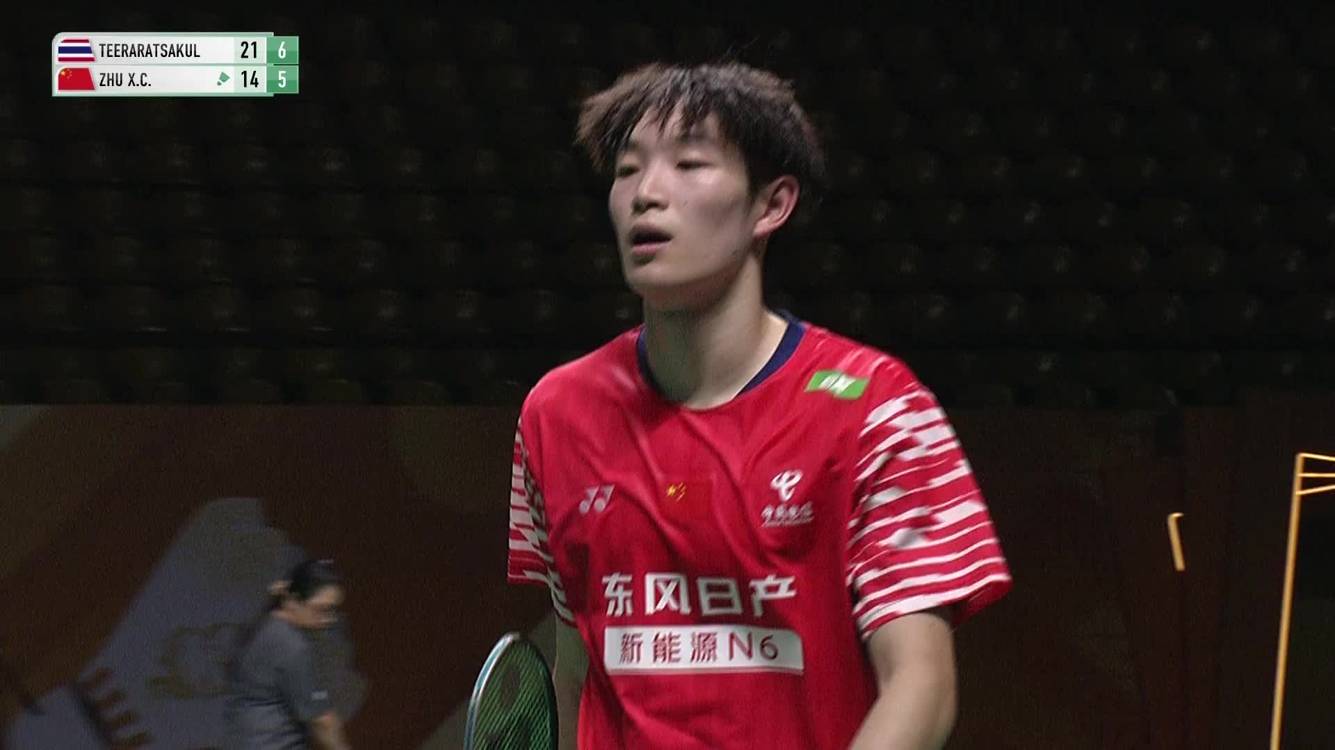 男单	帕尼查蓬vs朱轩辰 半决赛 2026泰国羽毛球大师赛