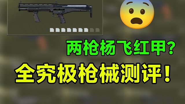 全究极枪械测评！R90超大轮椅？一枪一个红甲？！上