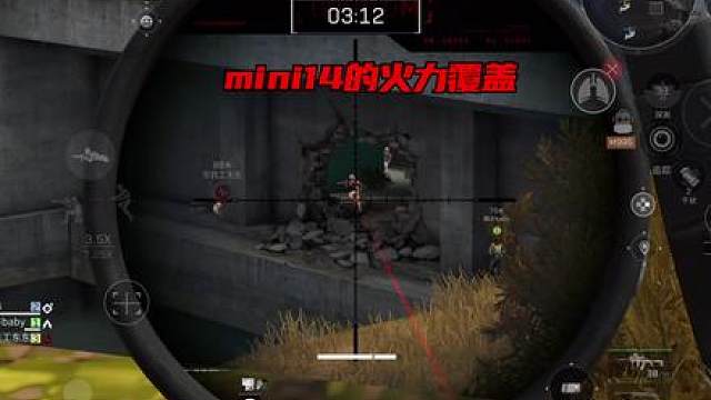 mini14的饱和式打击会摧毁你的特里克