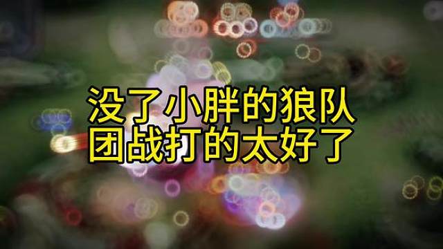 没了小胖的狼队的团战打的太好了，整体性很强，各有各的风采