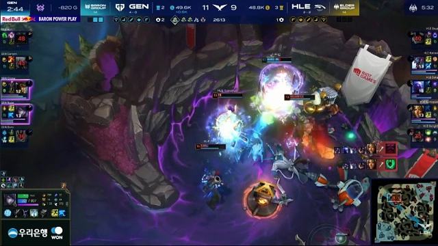 Chovy你要毁了HLE吗？Canyon潘森神抢大龙，GEN双C大显神威宣判韩华出局！  ​​​