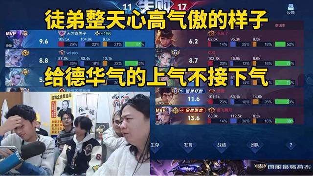 徒弟整天心高气傲，给德华气的上气不接下气！