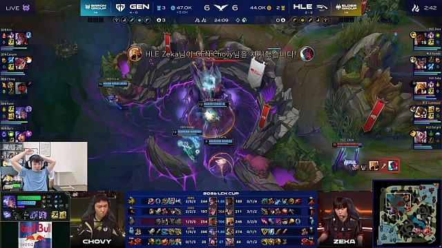 Letme锐评LCK比赛GEN打HLE第一局