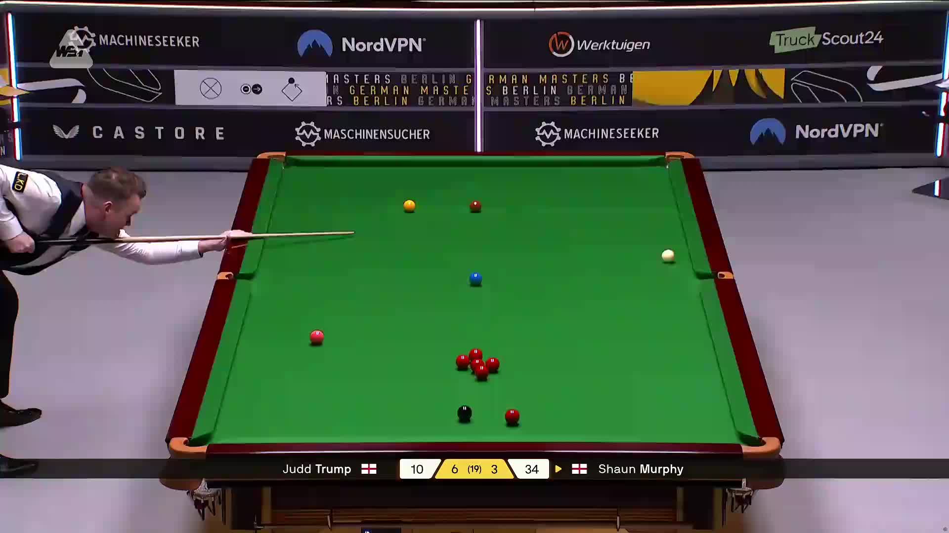 肖恩·墨菲VS贾德·特鲁姆普 2026斯诺克德国大师赛 第二阶段