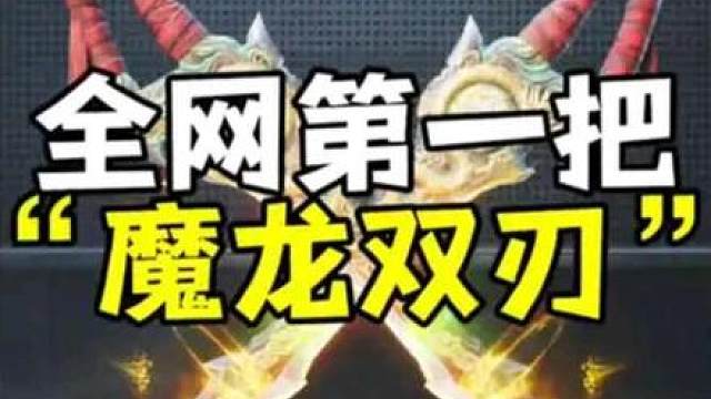 全网第一把魔龙双刃！
