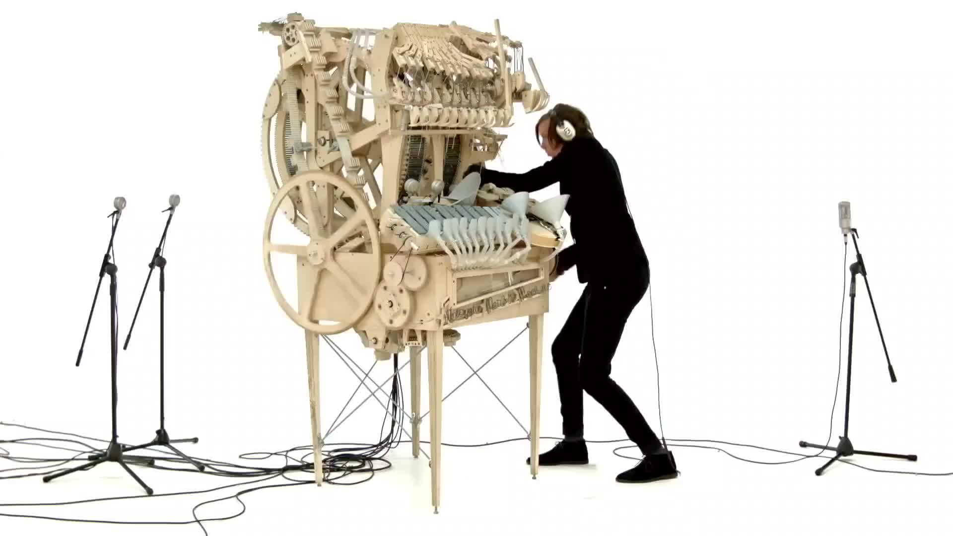 最神奇的乐器之一，纯机械构造