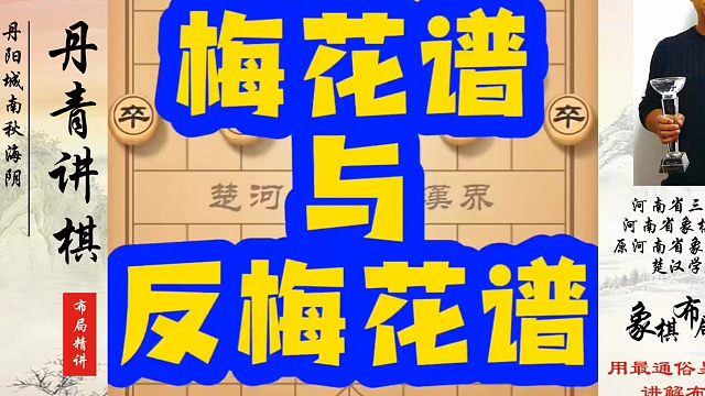 梅花谱与反梅花谱！如何快速提升象棋水平？如何学习象棋布局、中局、残局？真心教棋，少走弯路，带你上业九