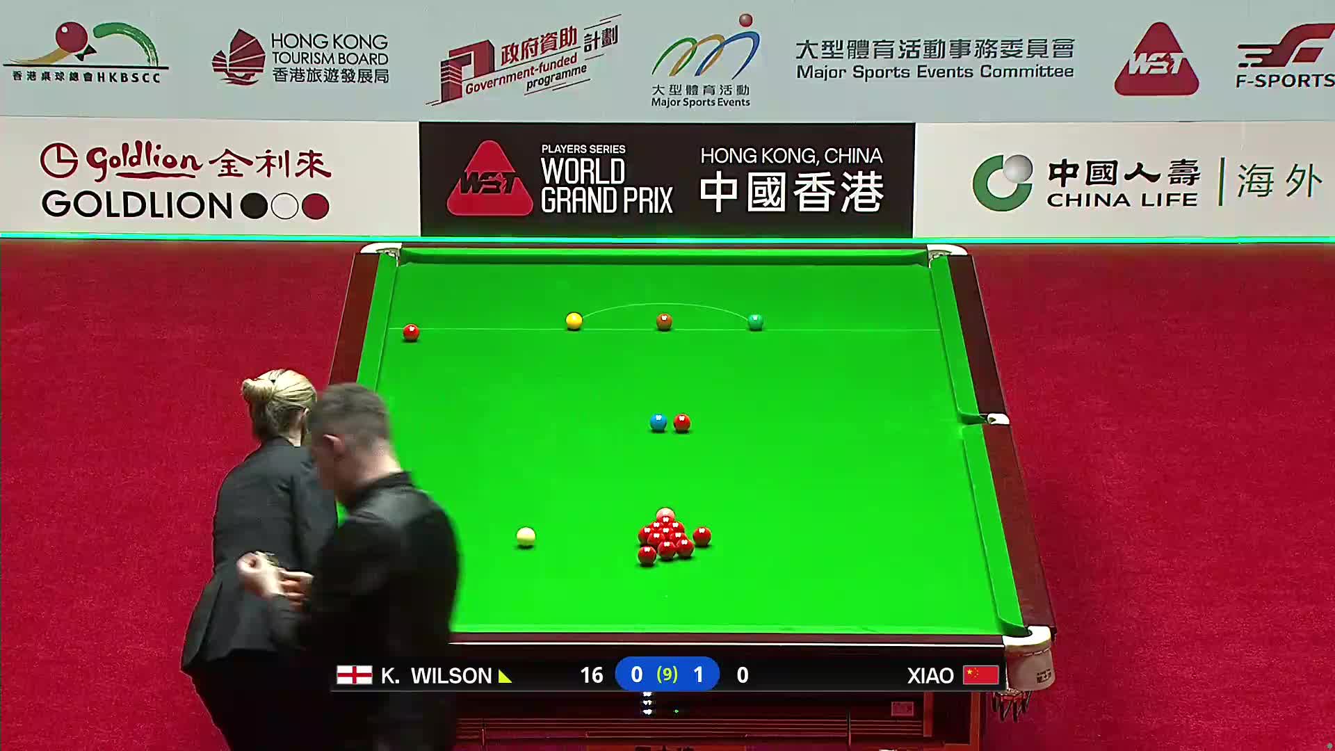 肖国栋VS凯伦·威尔逊 2026斯诺克世界大奖赛