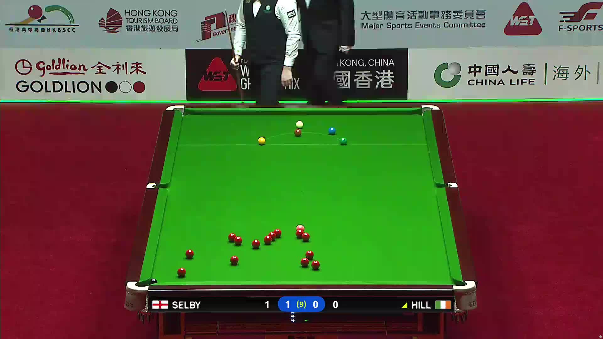 马克·塞尔比VS亚伦·希尔 2026斯诺克世界大奖赛