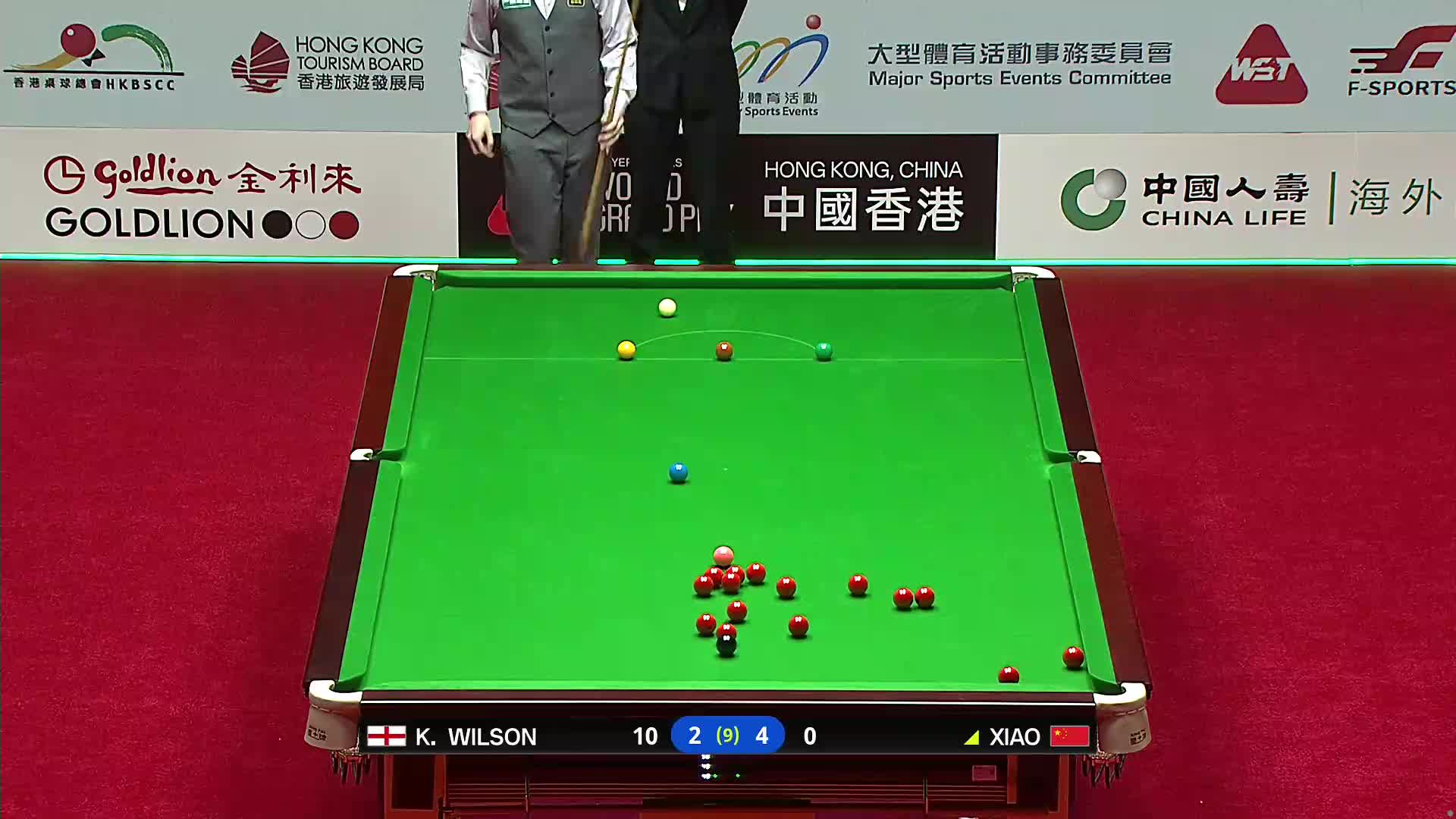 肖国栋VS凯伦·威尔逊 2026斯诺克世界大奖赛