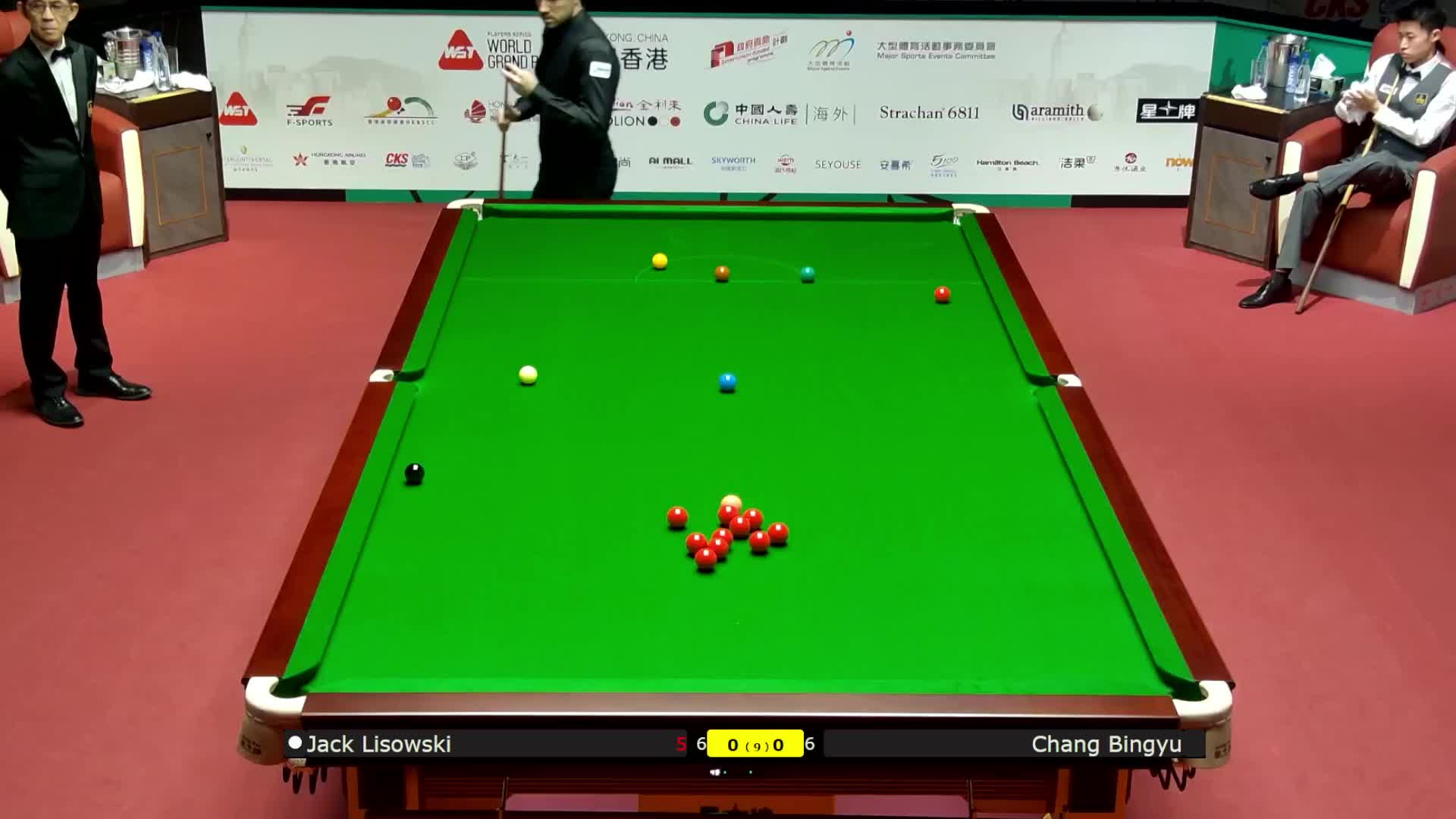 杰克·利索夫斯基VS常冰玉 2026斯诺克世界大奖赛
