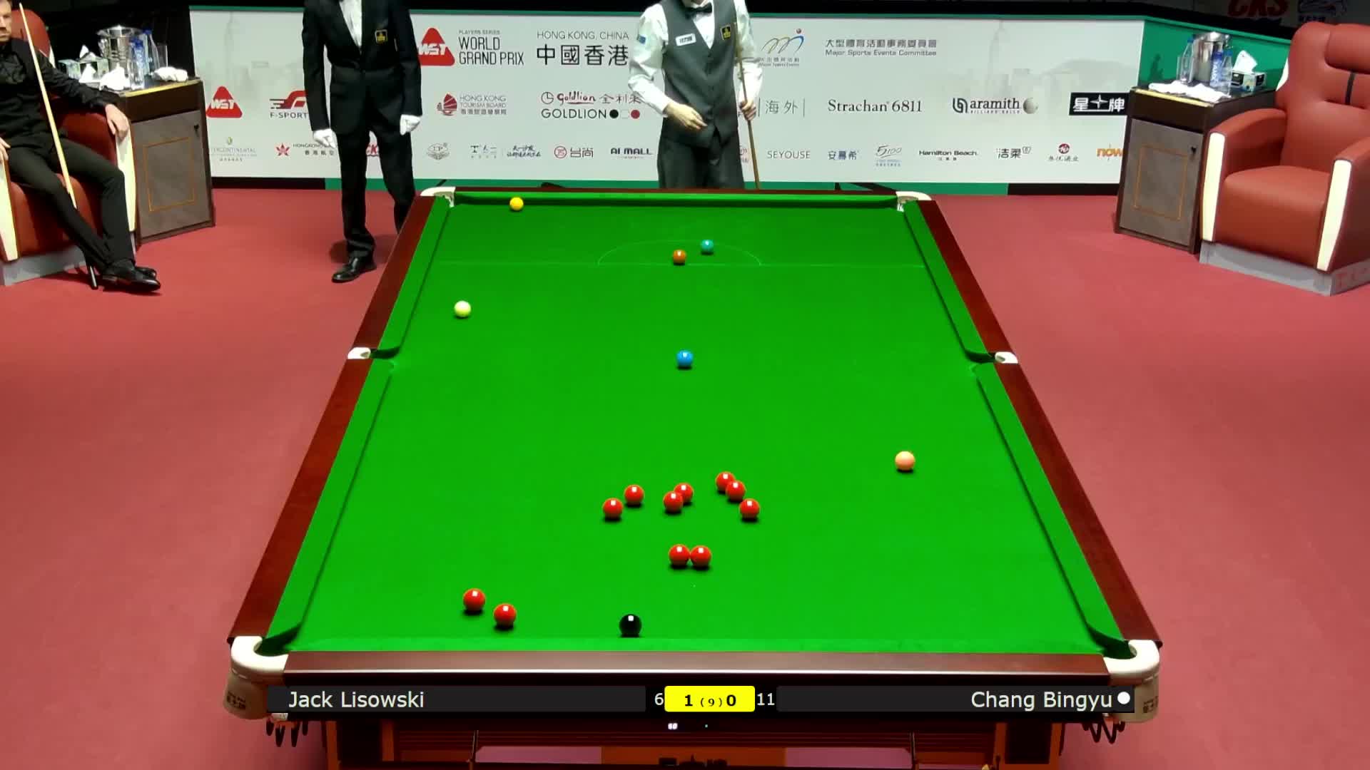 杰克·利索夫斯基VS常冰玉 2026斯诺克世界大奖赛