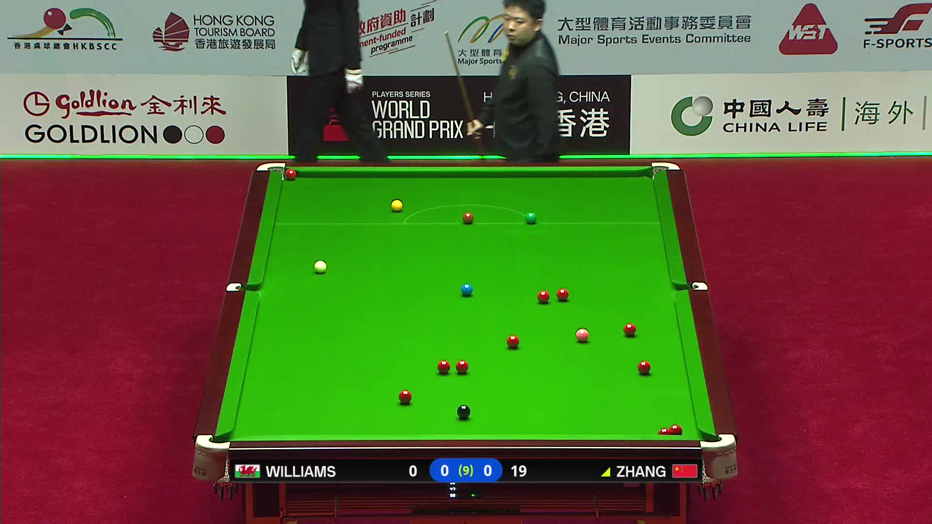 马克·威廉姆斯VS张安达 2026斯诺克世界大奖赛