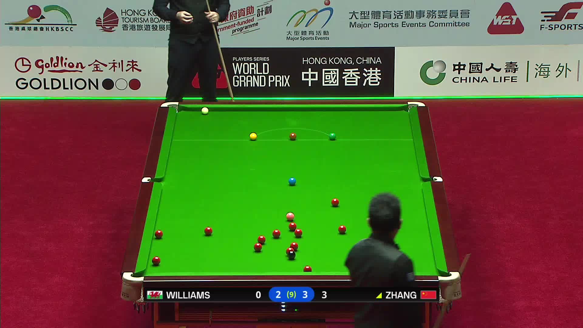 马克·威廉姆斯VS张安达 2026斯诺克世界大奖赛