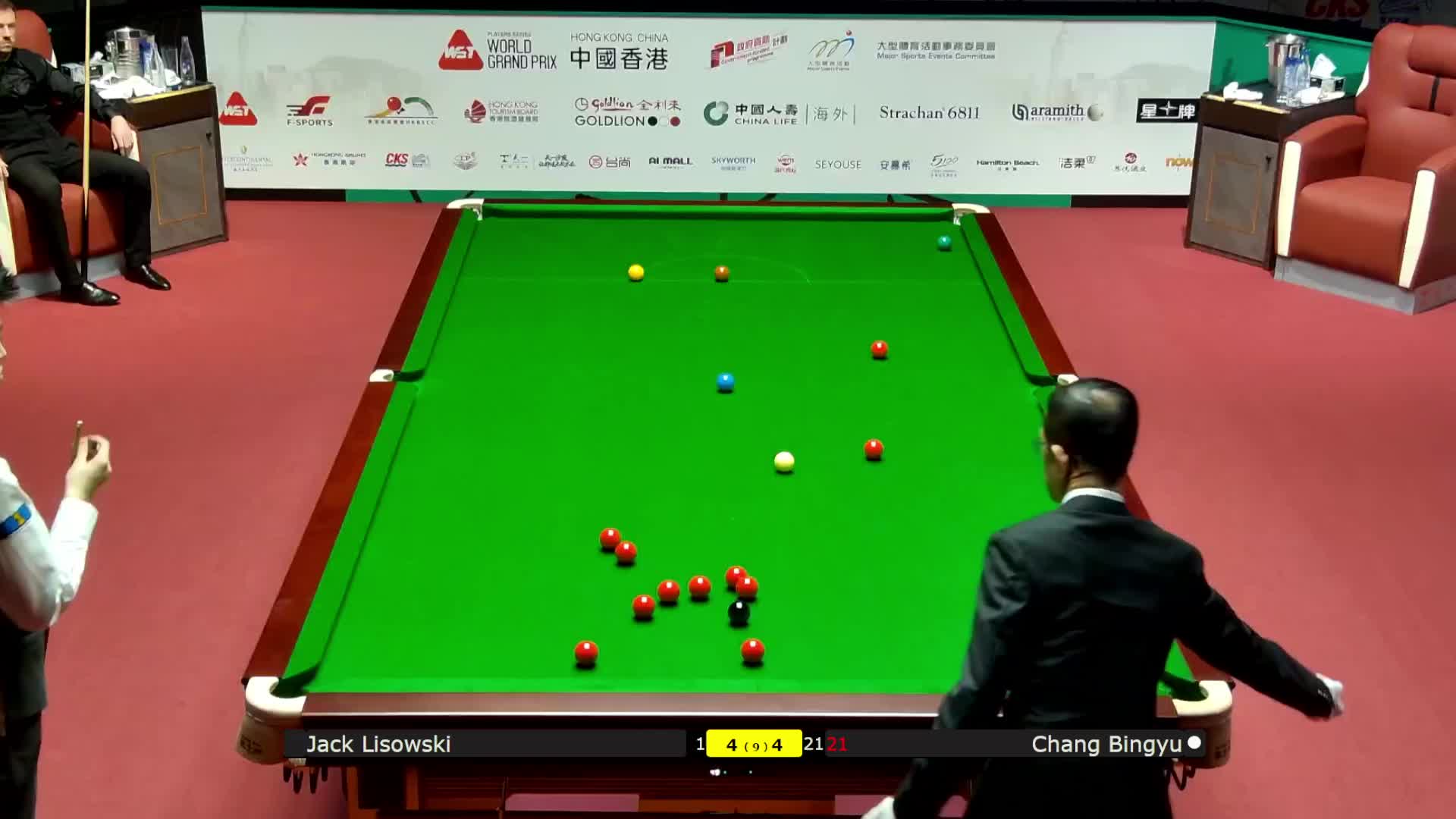 杰克·利索夫斯基VS常冰玉 2026斯诺克世界大奖赛