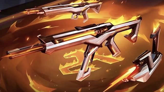 新皮肤「赤焰铁骥」全皮肤/全炫彩/全等级实机演示无畏契约皮肤