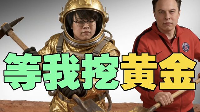 查理斯:你们就搞黄金吧。等哪天我兄弟马斯克去了火星，你们黄金就废了。
