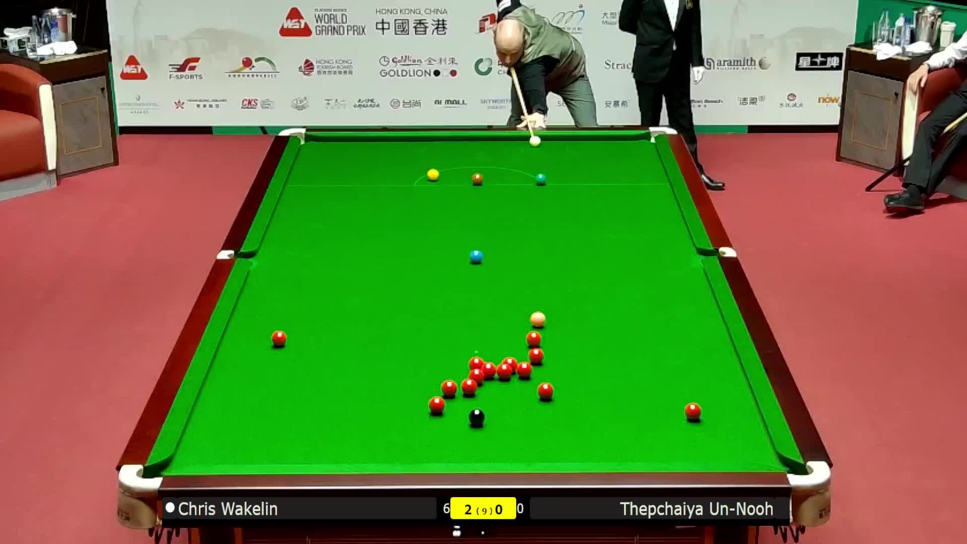 克里斯·沃克林VS塔猜亚·乌诺 2026斯诺克世界大奖赛