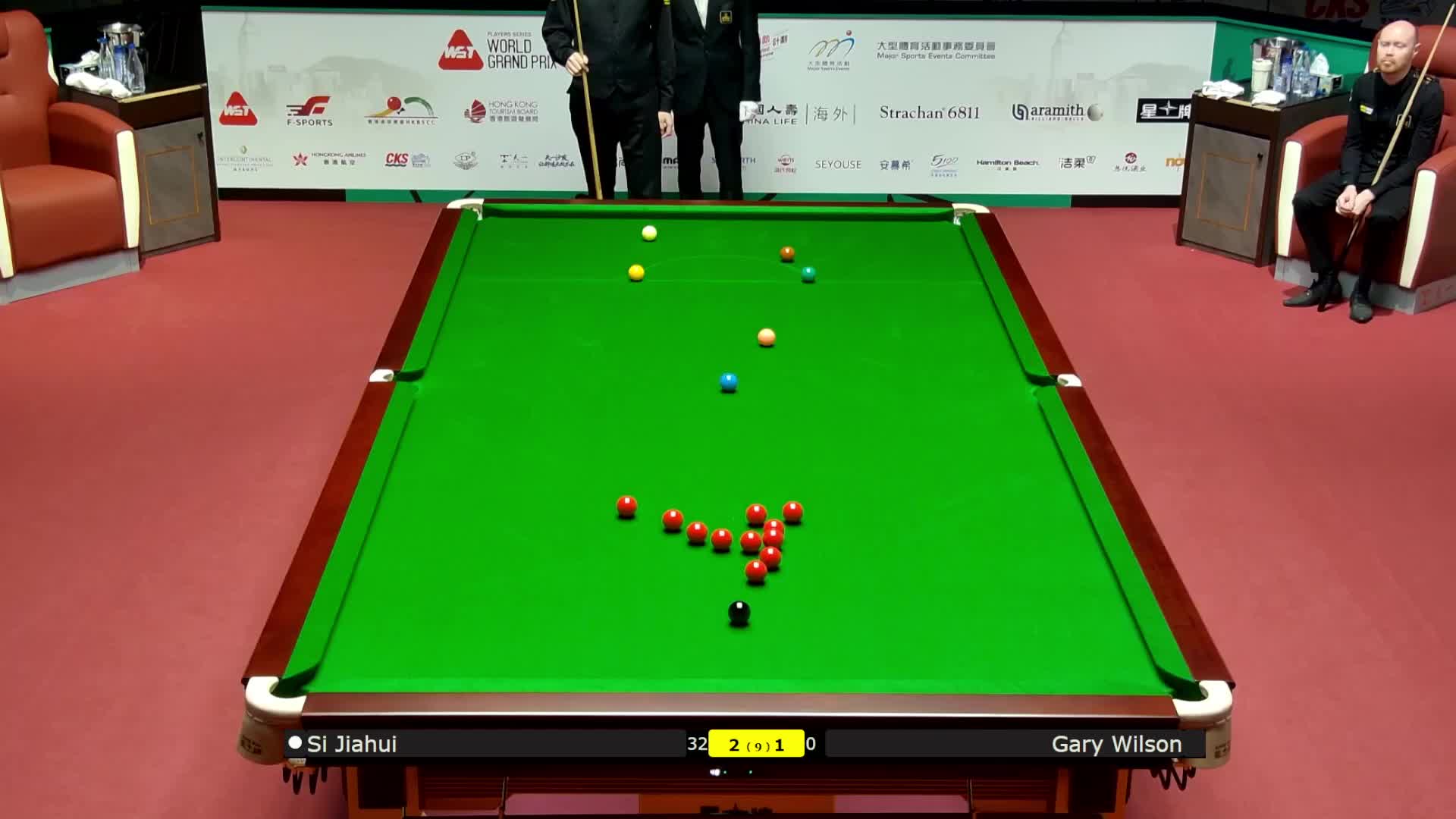 加里·威尔逊VS斯佳辉 2026斯诺克世界大奖赛