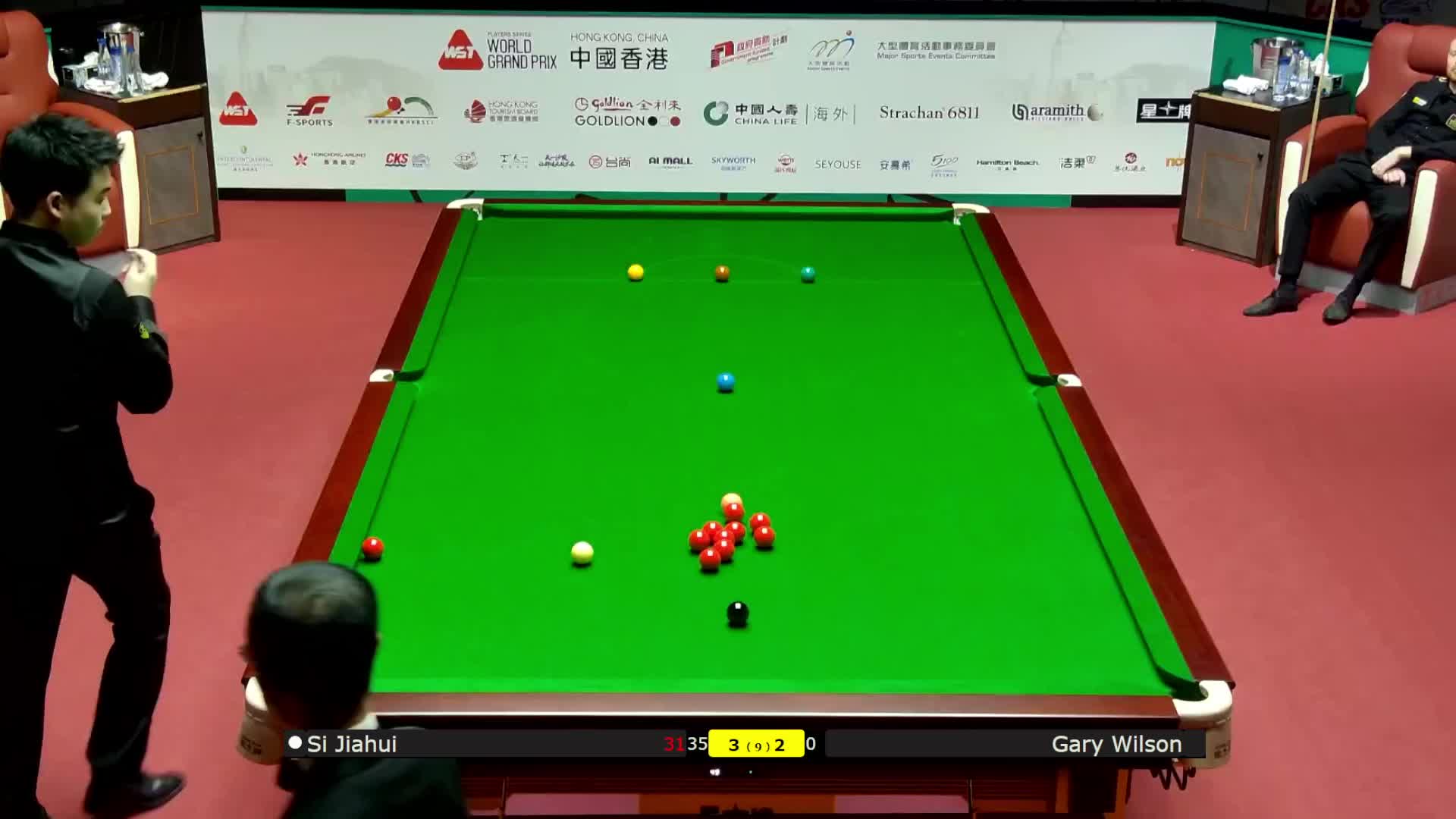 加里·威尔逊VS斯佳辉 2026斯诺克世界大奖赛