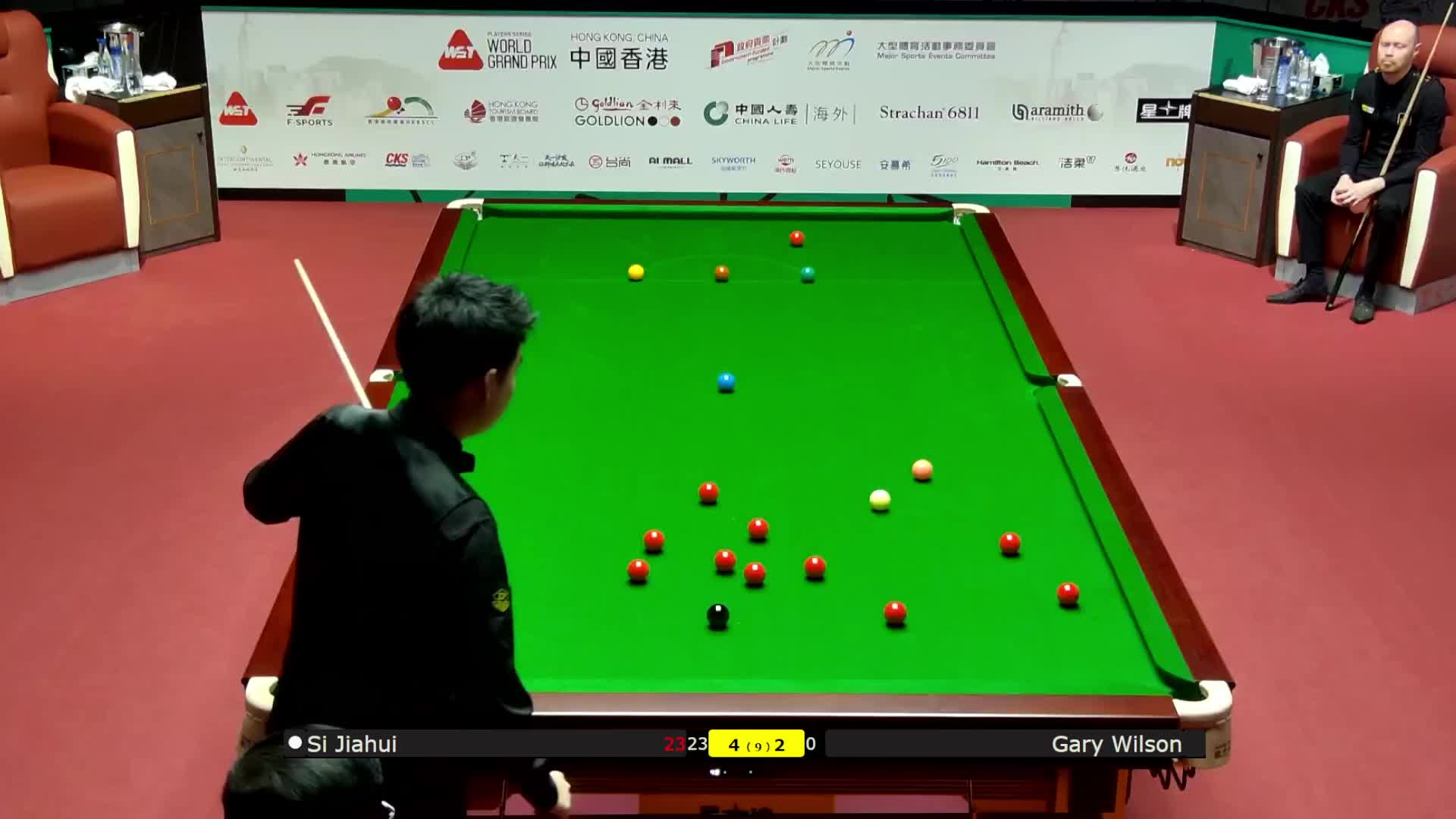 加里·威尔逊VS斯佳辉 2026斯诺克世界大奖赛