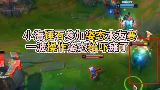 小海锤石参加姿态水友赛，仅仅一波操作，就把姿态给吓瘫了