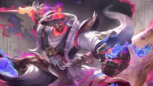 这次蔷薇珍宝阁的新皮肤是钟馗的，名字叫做【锁墨魂】，特效我个人感觉挺帅气，2月15号2月25号上线