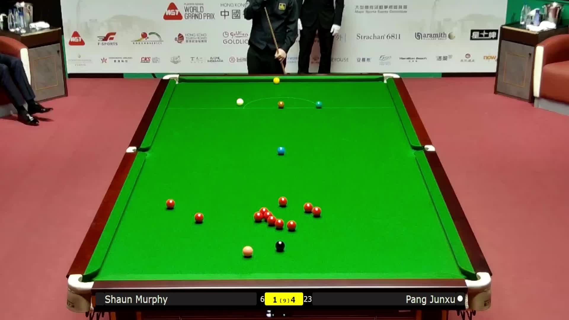 肖恩·墨菲VS庞俊旭 2026斯诺克世界大奖赛