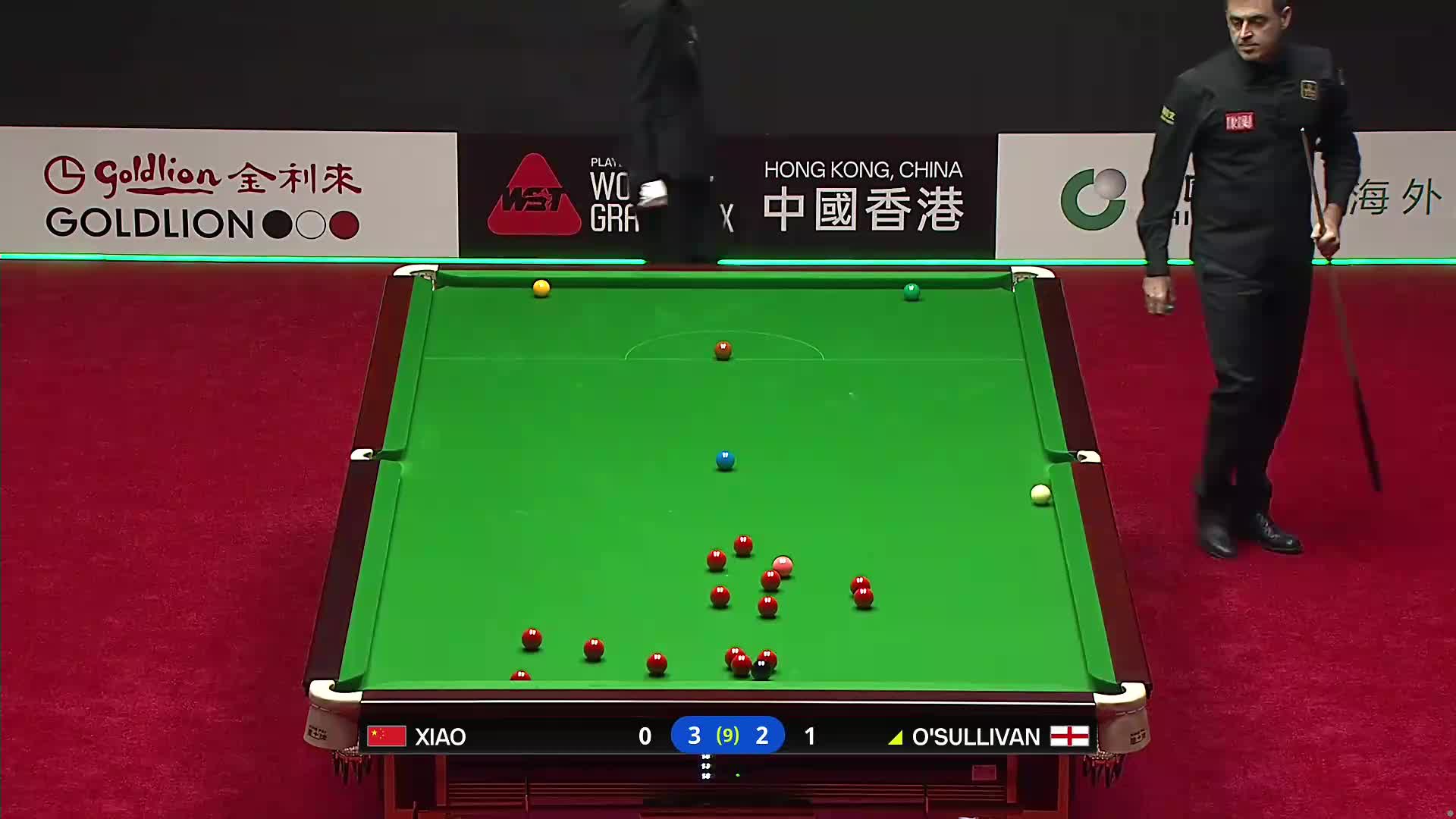 肖国栋VS罗尼·奥沙利文 2026斯诺克世界大奖赛
