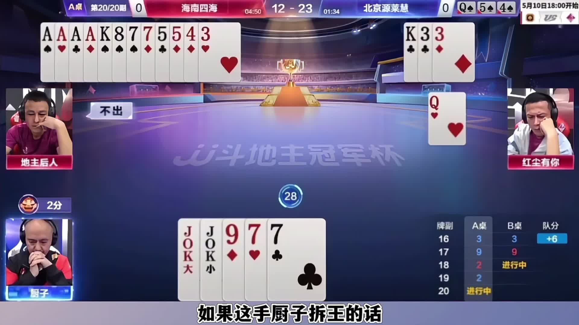 记全牌的厨神太硬了