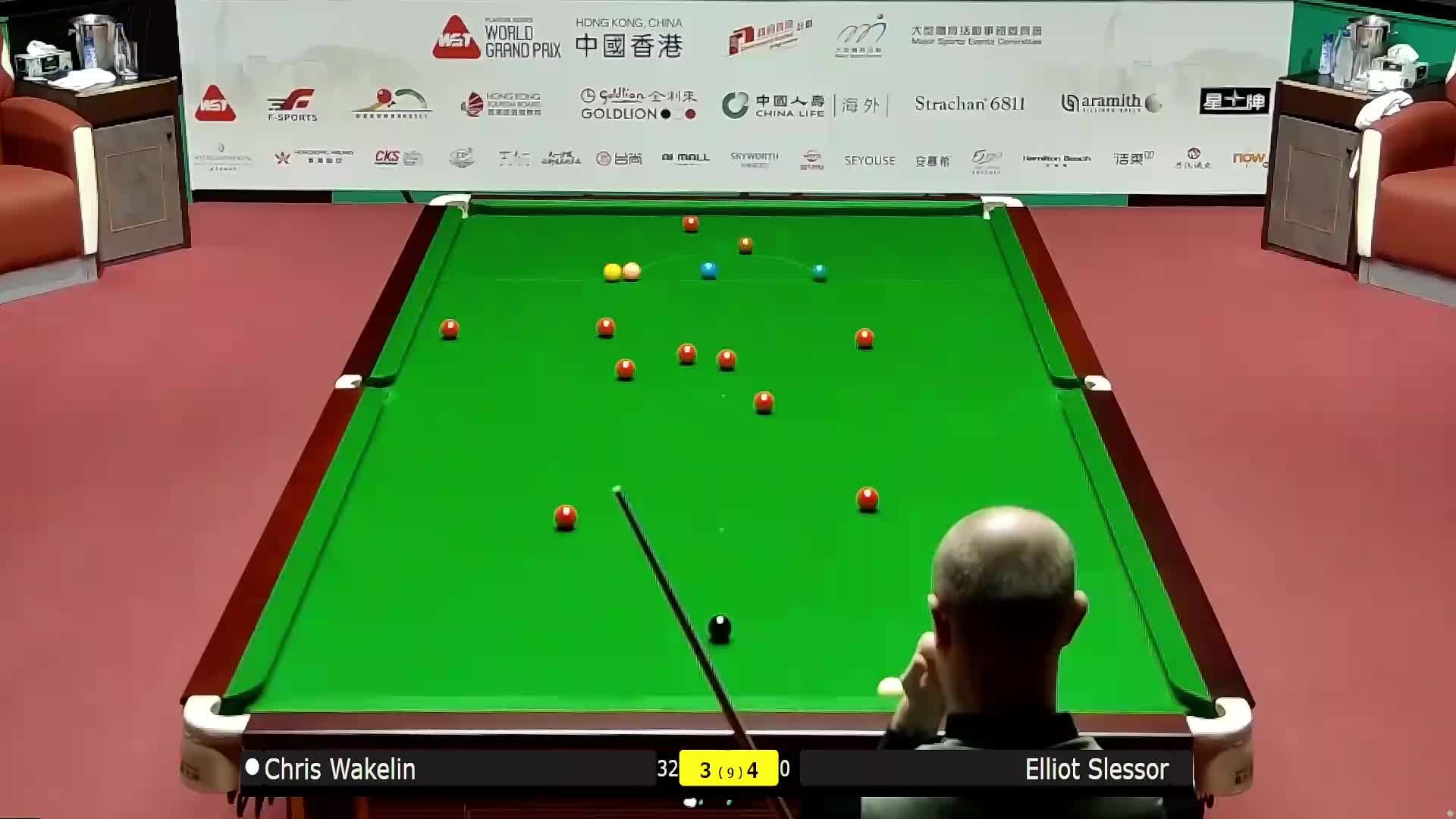 克里斯·沃克林VS艾利奥特·斯莱瑟 2026斯诺克世界大奖赛