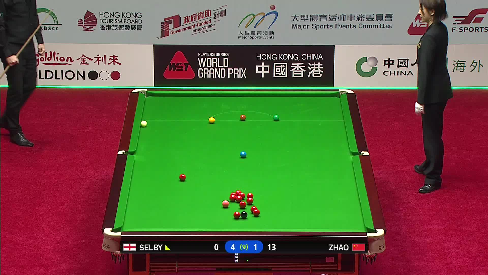 赵心童VS马克·塞尔比 2026斯诺克世界大奖赛