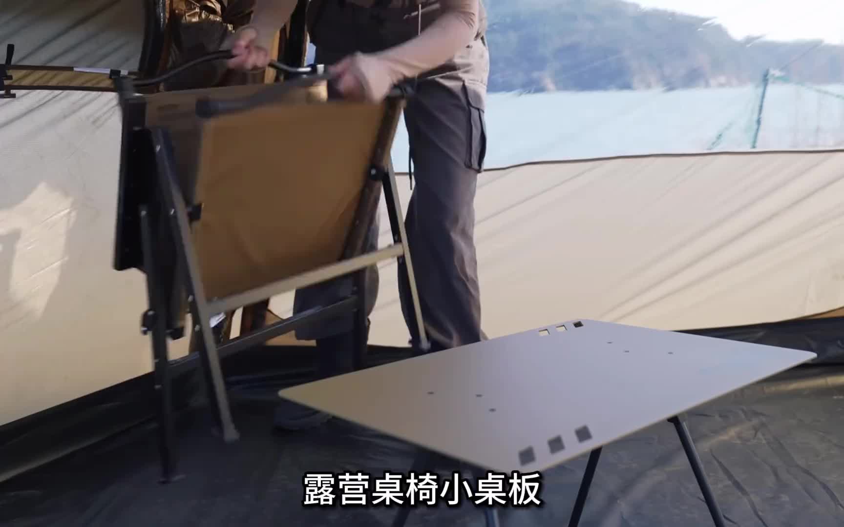 女孩独自在湖边帐篷中露营，带着狗子一起晒太阳，却遭遇暴风雨