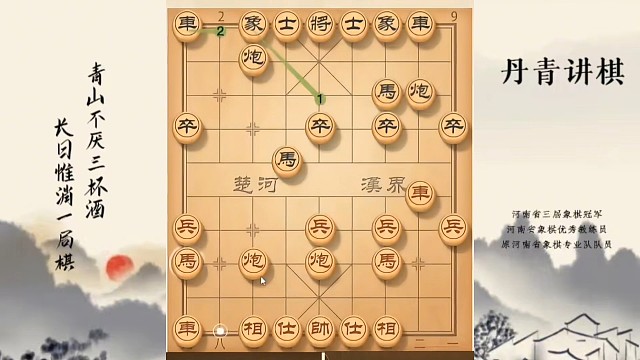 河南省冠军黄丹青讲棋，象棋怎么学，象棋教学，教学讲解巡河车破解屏风马3卒，系统学习象棋
