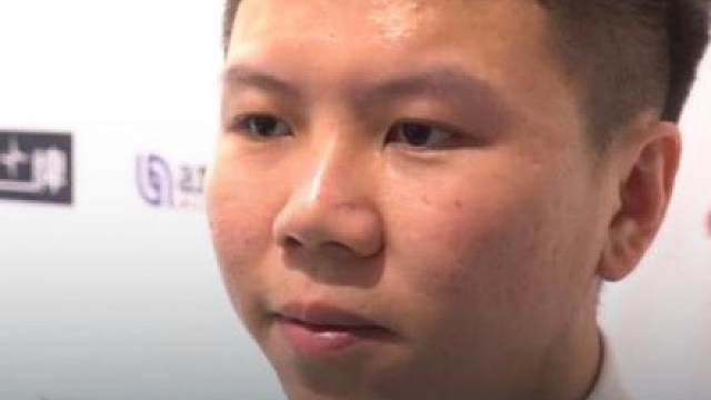 周跃龙：我今天特别想赢！