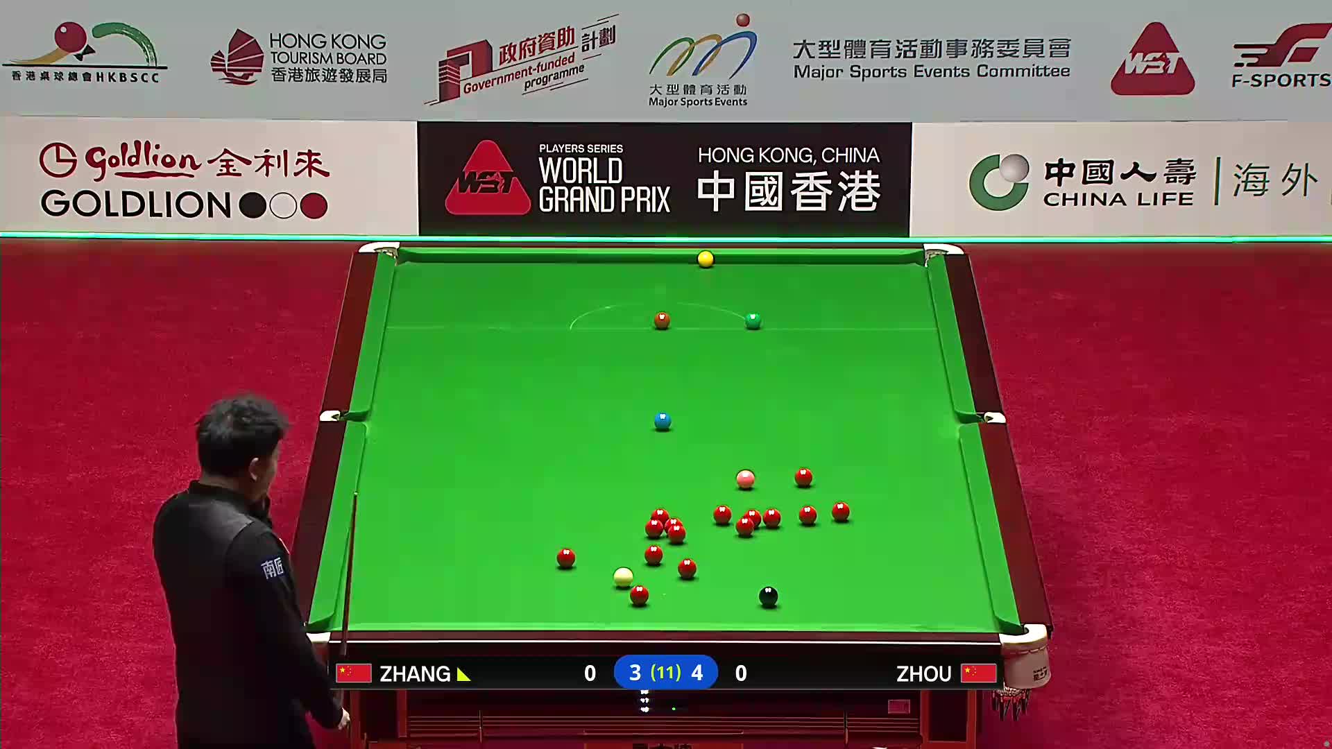 【第八局】 周跃龙VS张安达 2026斯诺克世界大奖赛