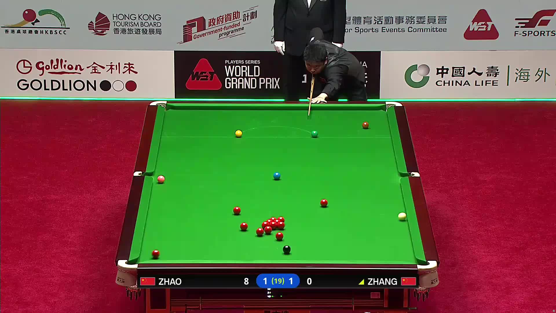 【第三局】 张安达VS赵心童 2026斯诺克世界大奖赛