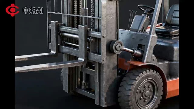 客户远程考察？中热AI工业动画搞定！机械运行、产线运作远程动态展示，不用跑现场也能看全貌！