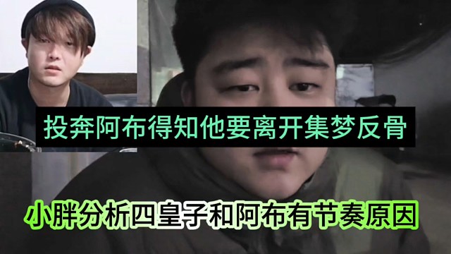 小胖分析四皇子和阿布有节奏的原因，投奔阿布得知他要离开集梦反骨了