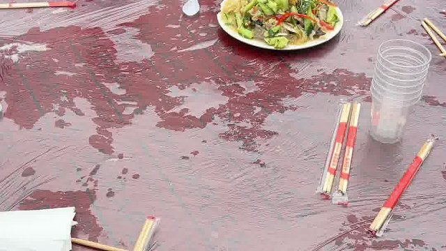 山东乡村200一桌的大席菜