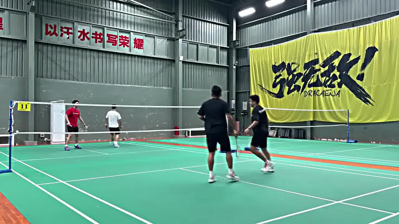 这个双打对抗，你们觉得能达到中羽多少级？