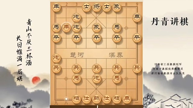 河南省冠军黄丹青讲棋，象棋怎么学，象棋教学，教学讲解破解龟背跑，系统学习象棋