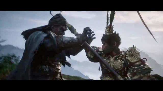 现在的AI实在是太厉害了！有博主用即梦Seedance2.0 制作了黑神话的打斗戏视频，两大主角分别