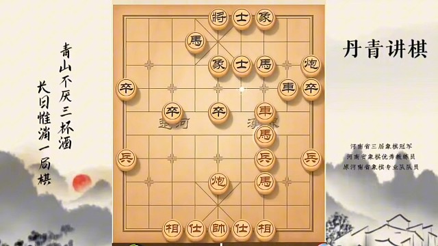 河南省冠军黄丹青讲棋，象棋怎么学，象棋教学，五七炮破解黑补右士，系统学习象棋