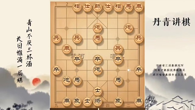 河南省冠军黄丹青讲棋，象棋怎么学，象棋教学，教学讲解破解牛头滚，系统学习象棋