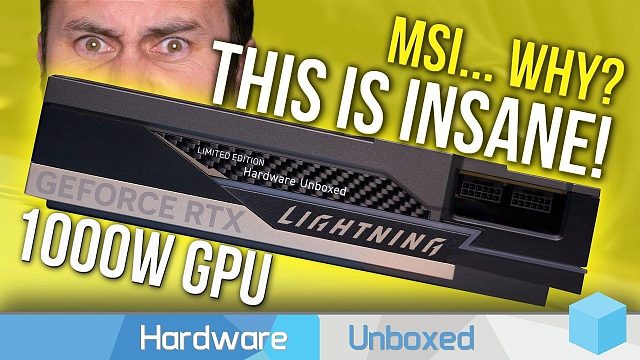 【4K60帧】微星 RTX 5090 LIGHTNING Z 闪电旗舰显卡开箱评测：功耗高达1000